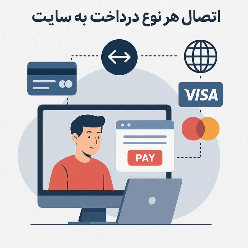 اتصال هر نوع درگاه پرداخت به سایت - مقاله بلاگ